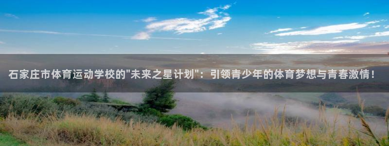三亿体育网：石家庄市体育运动学校的\